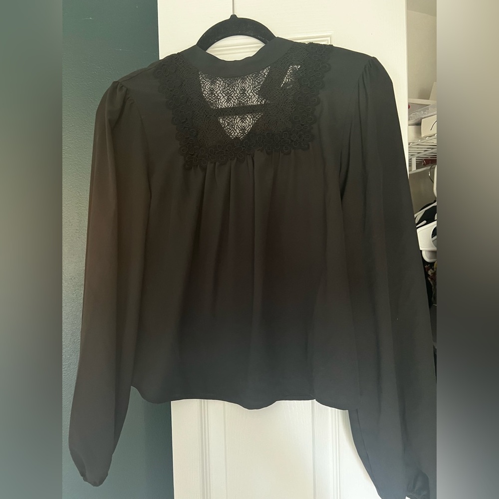 A new day black blouse